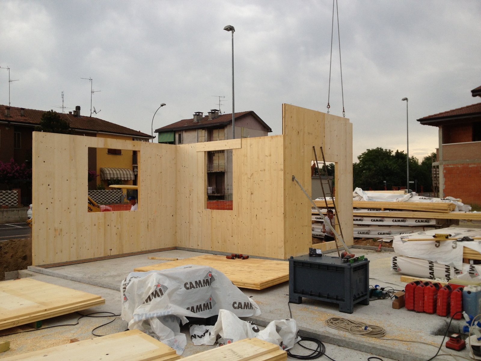 Cantiere Losi Costruzioni - struttura in legno